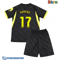 Fotballdrakt Barn Atletico Madrid David Hancko #17 Bortedraktsett 2026-27 Kortermet (+ Korte bukser)